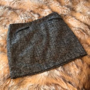 Tweed mini skirt